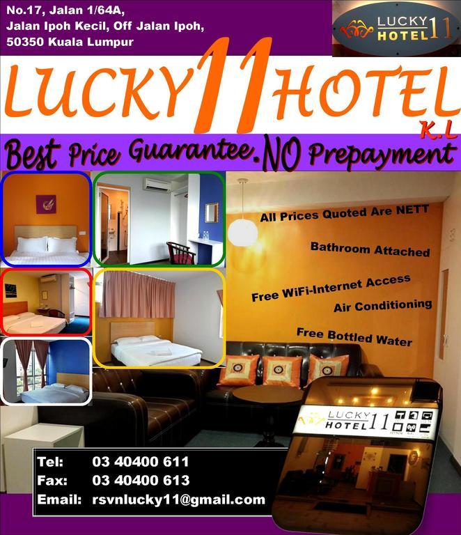 Lucky 11 Hotel Kuala Lumpur Extérieur photo